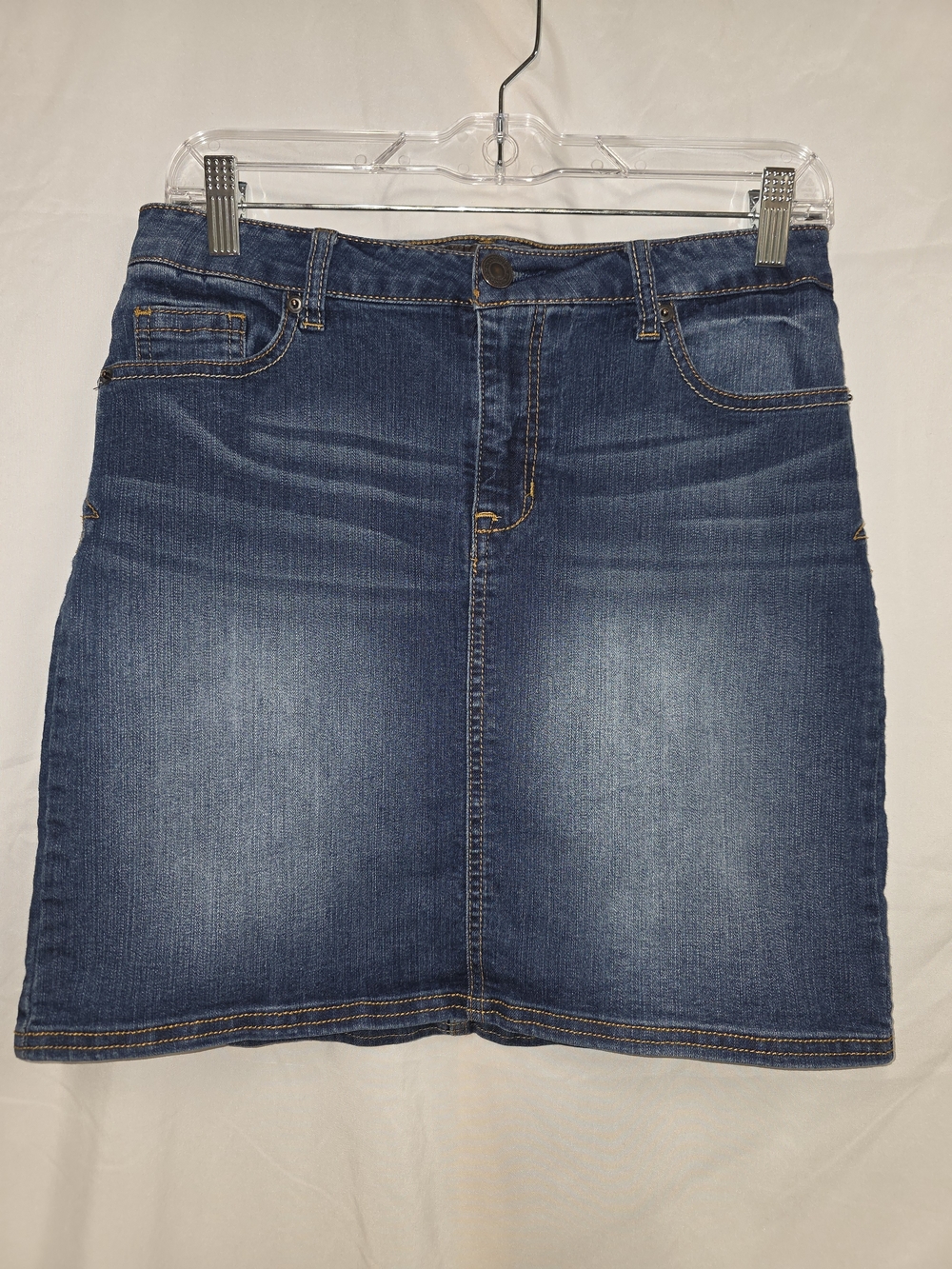Bit & Bridle Dark Blue Denim Waistband Detail Size 4
